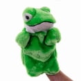 thumbnail image 1 of One (Frog, Height 25cm) Hand Puppet for Children, Deluxe Plush Hand Puppet Puppet Theater, Role Play, 1 of 4