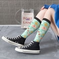 thumbnail image 3 of Lsque Elephant and Flowers Printed Crew Socks Men's Women's LightWeight Thin Casual Calf Socks ,Knee High Socks,Cotton Socks, 3 of 9