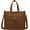 Brown, variant on CoCopeaunts Crossbody Bag for Women Canvas Tote Bag Casual Shoulder Handbags Square Messenger Bag with Zipper