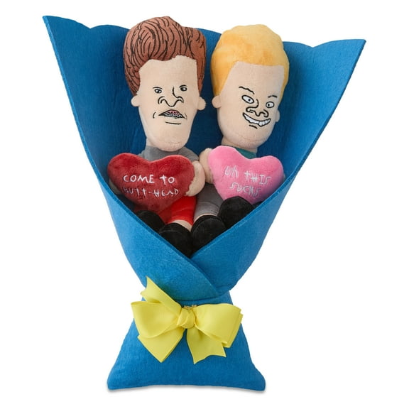 Medium Beavis & Butt-Head Plush Bouquet, 13", Valentine's Day by Ruz