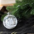 thumbnail image 3 of Juego de 6 bolas de árbol de Navidad colgantes bola transparente 6cm, 3 of 5