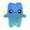 Blue Gradient, variant on Video Game Inspired Sprite Plush, Kawaii Style Collectible Plushies,Novelty Gag Gift for Gamers