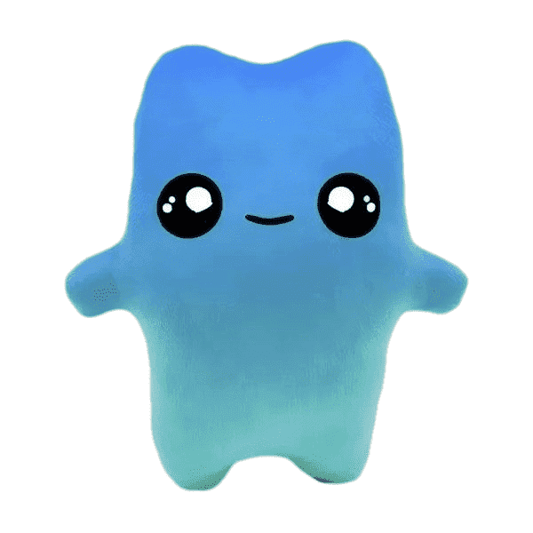 Video Game Inspired Sprite Plush, Kawaii Style Collectible Plushies,Novelty Gag Gift for Gamers