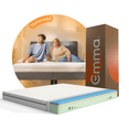 thumbnail image 1 of Colchón Matrimonial Emma Comfort Memory Foam Anti Movimiento, 1 of 9