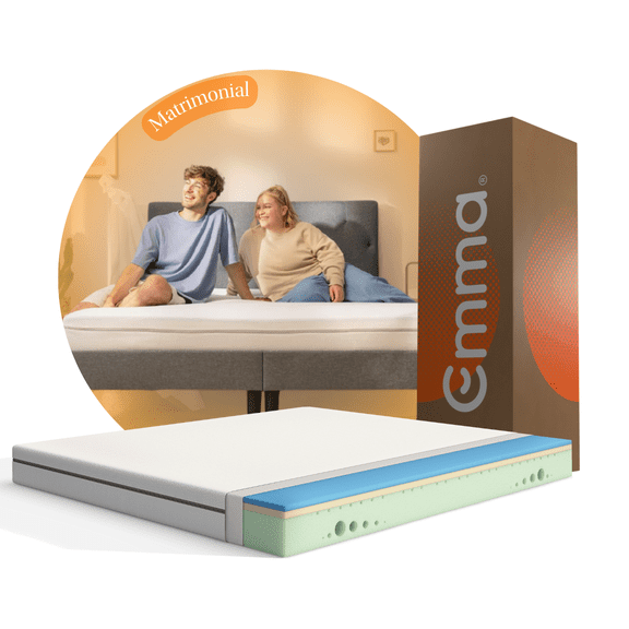 Colchón Matrimonial Emma Comfort Memory Foam Anti Movimiento