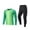 Green, variant on Kids Goalkeeper Uniform, Multicolor Long Sleeve Football Training Set, Soccer Goalie Jersey & Pants For Boys & Girls Yellow 11-12 Years