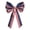#E, variant on Meiiso Patriot Star Striped Ribbon Bow Pendant B, Large Patriotic Bows for Wreath Memorial Day 4th Of July Stripes Wreath Bows