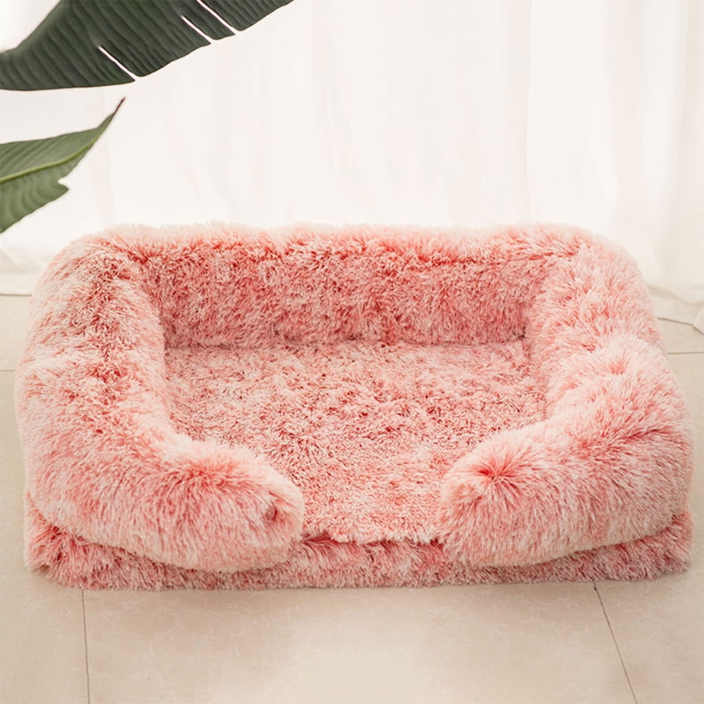 CIYISON Rectangular Cushion Pet Bed Detachable Cushion Nest for Dogs Cats Soothing