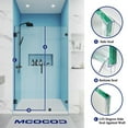 thumbnail image 2 of MCOCOD Shower Door Seal Set – Includes 1 PC 36" Bottom Seal and 2 PCs 84" Side Seals for 1/2" (12 mm) Glass – Ultra Clear Polycarbonate Shower Door Sweep and Side Seal Kit, 2 of 7