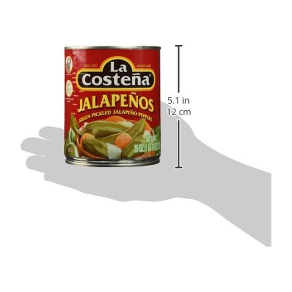 La Costena Whole Jalapeno Pepper 26 oz (Pack of 16)