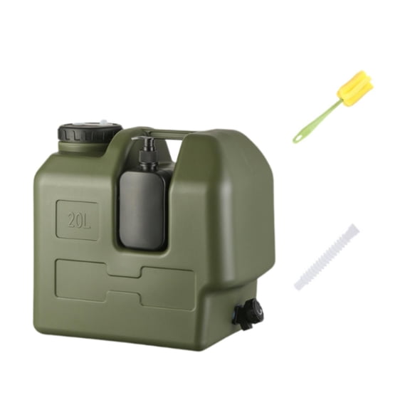 Camping Water Container Water Jug Water Tank PE Material Large Capacity for Outdoor Camping Hiking