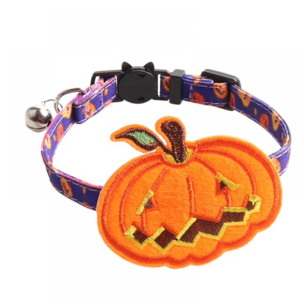 Cat Dog Collar for Halloween Christmas Pet Grooming Dog Necklace Pumpkin/Bell 
