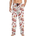 thumbnail image 4 of Top-kevin Christmas Snowflakes Gnome Pajama Pants Winter Light Men's Pajama Bottoms Lounge Sleepwear PJs Sleep Pants, 4 of 11