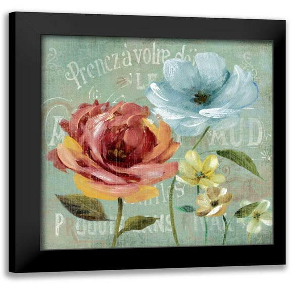 Robinson, Carol 12x12 Black Modern Framed Museum Art Print Titled - Le Jardin de Paris III