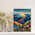 thumbnail image 2 of Vibrant Impressionist Floral Landscape Textured Canvas Print， Suitable for Living Room， Bedroom， Dining Room， Hallway， Office Decor, 2 of 8