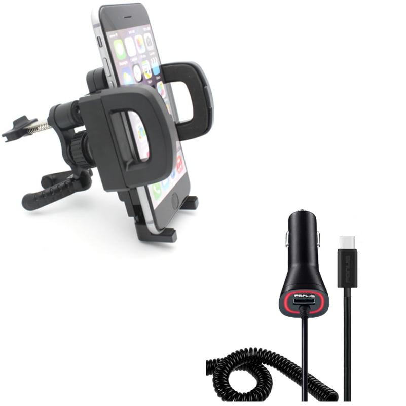 Air Vent Car Mount w TypeC Quick Car Charger for Google Pixel 6/Pro