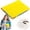 Yellow, variant on Clearance Sale! Notebook Rainbow Edge Notebook Yellow Journal