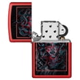 thumbnail image 3 of Zippo Medusa Red Matte Pocket Lighter, 3 of 7