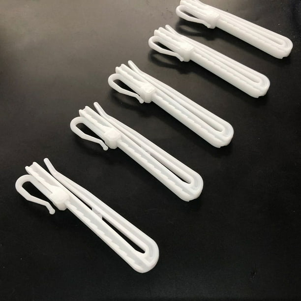 Gancho de ajuste de cortina Gancho de elevación Gancho de ajuste retráctil Gancho de elevación de plástico engrosado Accesorios para cortinas