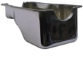 thumbnail image 4 of Speedway Motors SBF Front Sump Chrome Oil Pan for 221/260/289/302 Engines, Standard Capacity Design with 8 Inch Deep Sump and 6 Inch Front-to-Back Sump Length, 4 of 13