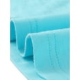 thumbnail image 5 of DARING DIVA Women's Elbow Sleeves Boat Neck Slim Fit Classic Tee XL Aqua Blue, 5 of 6