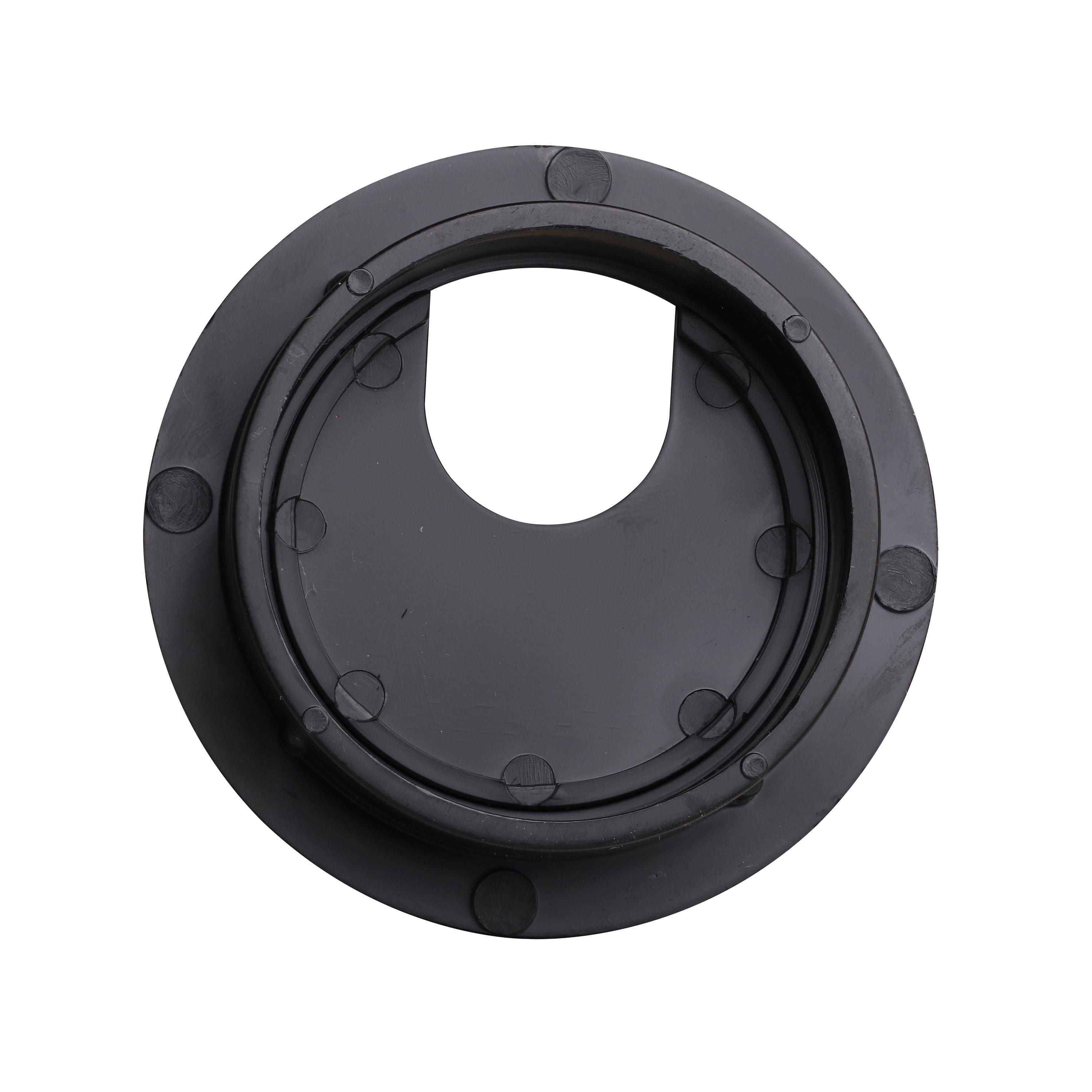 Rok Hardware 25 Pack Round Grommet, 2" (51mm) Diameter, Made of ABS, Black
