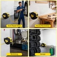 thumbnail image 6 of Yescom 5/16 in x 33 ft Retractable Air Hose Reel Auto Rewind Ceiling / Wall Mount 180° Swivel Air Compressor, 6 of 8