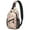 Life, variant on White Daisy Bloom Sling Backpack for Women, Retro Boho Crossbody Travel Bag with Cute Flower Design, Lightweight Shoulder Pack for Spring and Autumn