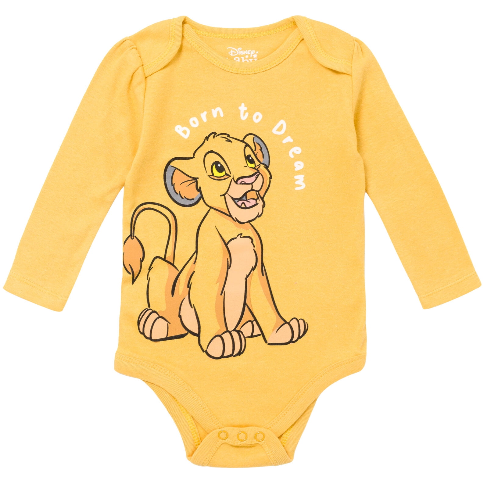 Disney Lion King Simba Timon Pumbaa Newborn Baby Girls 5 Pack Bodysuits Newborn to Infant