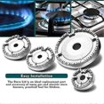 thumbnail image 2 of Gas Hob Burner Crown Flame Cap Universal Fit For Oven Cooker Between Sizes, 2 of 5