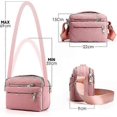thumbnail image 3 of Cross Body Bag for Women, Multi Pocket Handbags & Shoulder Bags Waterproof Nylon Anti Theft Messenger Bag for Travel Shopping, 3 of 5