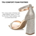 thumbnail image 2 of Journee Collection Womens Idda Tru Comfort Foam Open Toe High Block Heel Pumps, 2 of 6