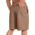 thumbnail image 4 of HAJWOH Men's Baggy Sweat Shorts Under Knee Length Casual Classic Athletic Sweat Short with Drawstring, 4 of 4