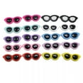 thumbnail image 3 of U8MO 20pcs Mini Sunglasses Resin Flatback Beads Cute Slime Charms Cabochons 1.6", 3 of 9