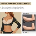 thumbnail image 5 of MANIFIQUE Arm Shaper for Women Post Surgery Arm Lipo Compression Sleeves Slimming Arm Faja Front Closure Shapewear, 5 of 7