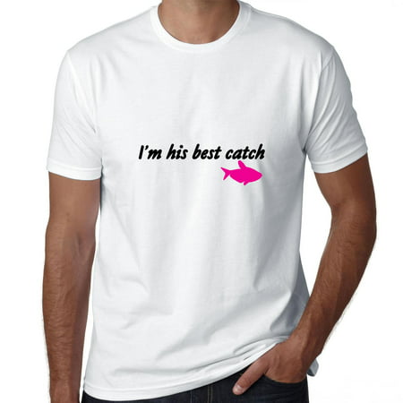 I'm His Best Catch - Fisherman Love - Pink Fish Men's