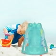 thumbnail image 6 of Kids Beach Toy Storage Bag, Mesh Sand Toy Organizer for Outdoor Play, Water-Resistant Nylon Drawstring Backpack, Holds Swim Gear, Towels & Pool Toys, 6 of 6