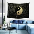 thumbnail image 5 of DouZhe Yin and Yang Occult Symbols Tapestry Wall Hanging Tapestries Dorm Room Home Decor, 60" x 40", 5 of 7