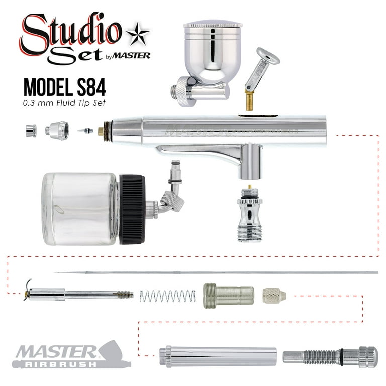 Master Airbrush S622-SET Master S62 All-Purpose Precision Dual