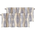 thumbnail image 1 of DriftAway Rideau de Fenêtre Motif Damas et Floral, 1 of 5