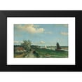 thumbnail image 2 of Johan Hendrik Weissenbruch 24x16 Black Modern Framed Museum Art Print Titled - The Trekvliet Shipping Canal Near Rijswijk, Known as the ‘View Near the Geest Bridge’ (1868), 2 of 5