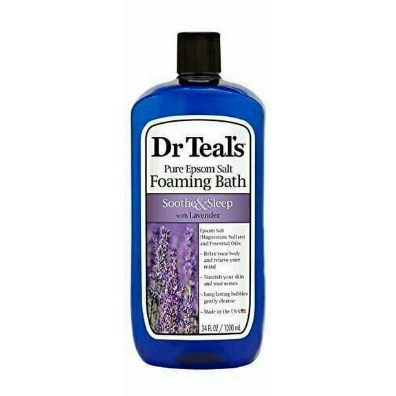 Dr Teal's Foaming Bath, Comfort & Calm with Chamomile 34 oz (Pack of 3)