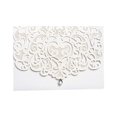 thumbnail image 4 of 10 part  cut Hollow Wedding Invitation Cards with Envelopes, Rhinestone for Wedding, Engagement and Birthday, 4 of 7