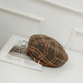 thumbnail image 4 of CoCopeaunt Plaid Berets Women’S Fall And Winter Casual Tweeds Bud Hats Vintage British Thermal Painter’S Hat, 4 of 6