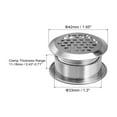 thumbnail image 2 of Unique Bargains Évent Circulaire 33mm 10 Pack Évents en Acier Inoxydable Double Panneau Ton Argenté, 2 of 5