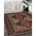 thumbnail image 2 of Ahgly Company Indoor Rectangle Traditional Brown Persian Area Rugs, 7' x 10', 2 of 6