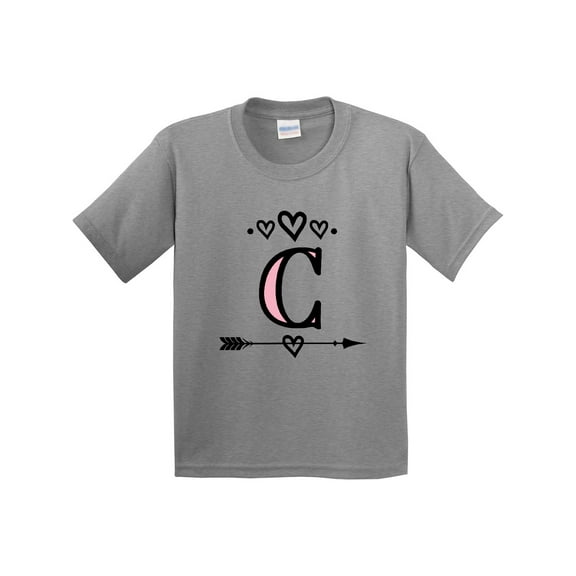 Inktastic Letter C Monogram Tribal Arrow Youth T-Shirt
