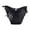 Black, variant on Bright Red Women's Underwear Cutout Sexy Mesh Underwear Low-Waisted No Trace Breathable Celebrate Wind Briefs Women Black, L