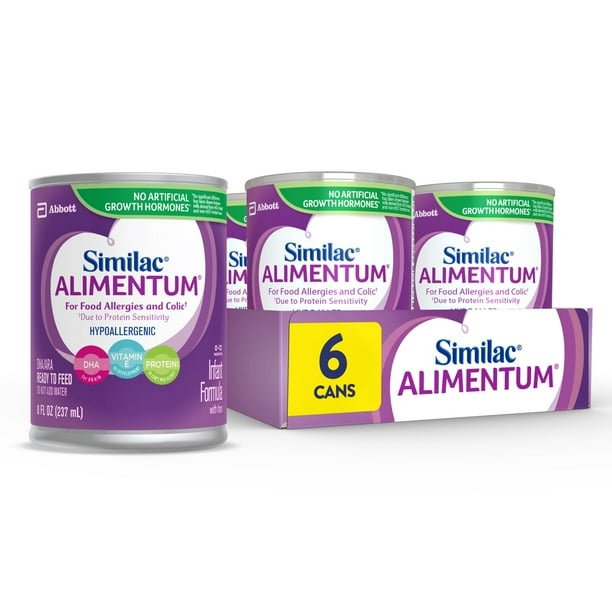 How Long Can Similac Alimentum Sit Out Similac Alimentum Ready-to-Feed Baby Formula, 8-fl-oz Can, Pack of 6