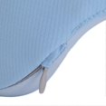thumbnail image 2 of Face Down Desk Pillow Memory Foam Relieve Fatigue Ergonomic Design Soft U Shaped Nap Pillow Cushion for Office Blue, 2 of 4